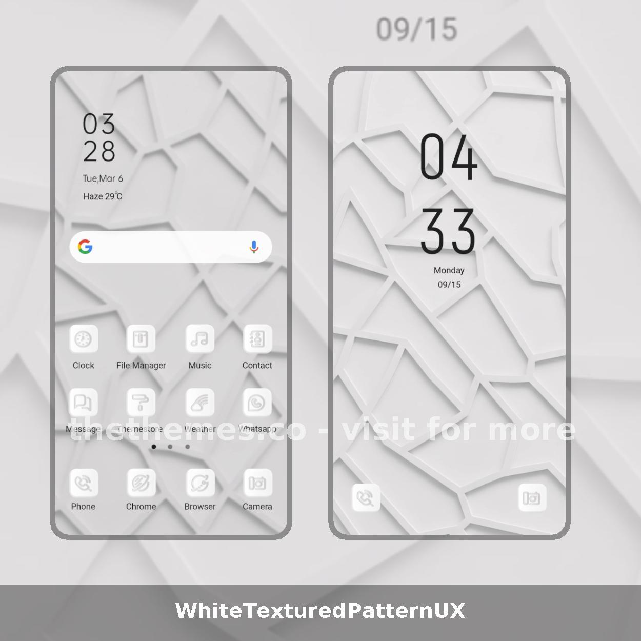 WhiteTexturedPatternUX